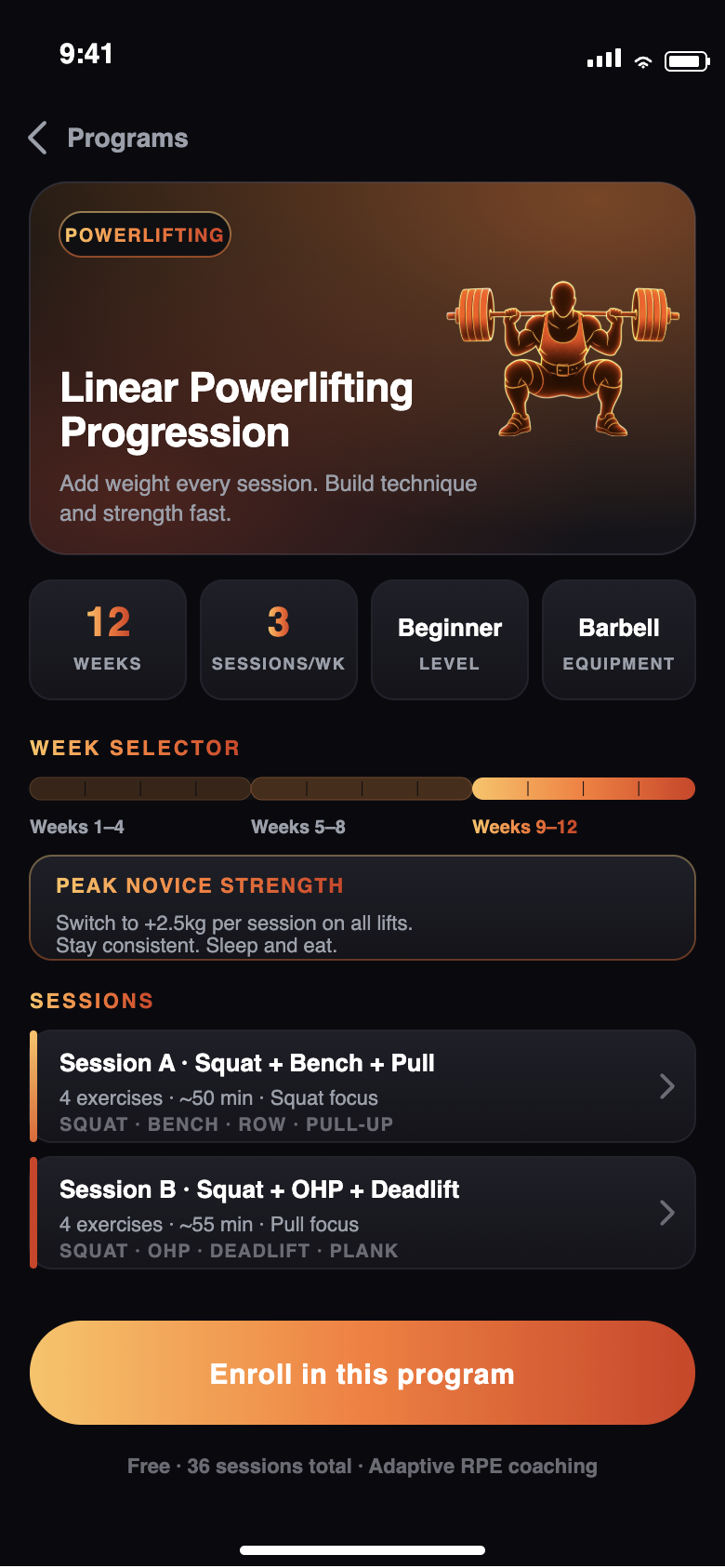 LiftHero training programs
